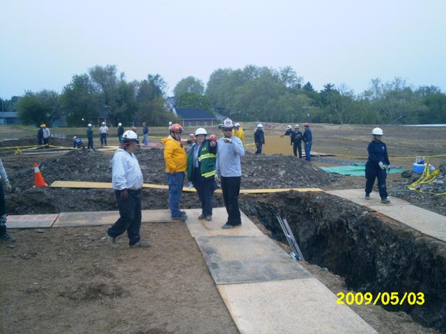 Trench training in York, PA.